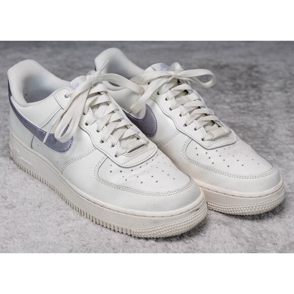 Nike Air Force 1 '07 Sail Oxygen Purple Sneakers Womens Size 10 DV7470-100 - Picture 1 of 13
